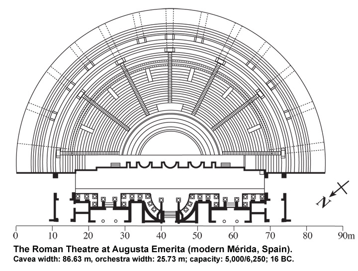Emerita Theatre modern Merida Spain merida-downtown-map-yucatan-merida-viajes-turisticos